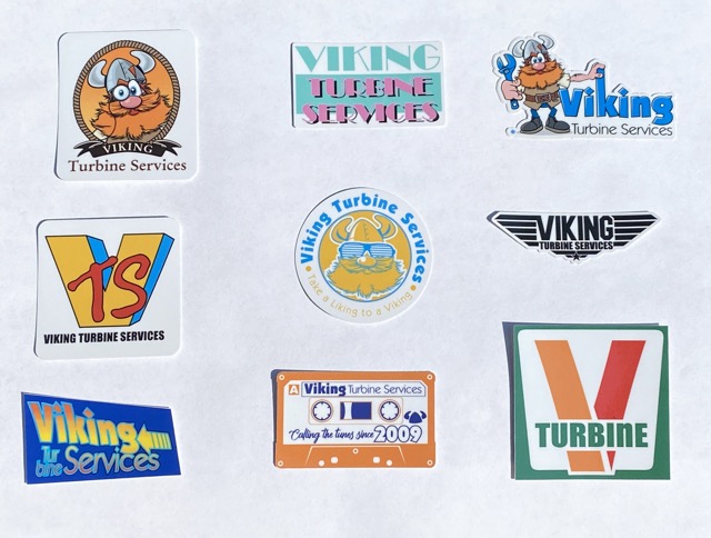 Retro Hardhat Stickers